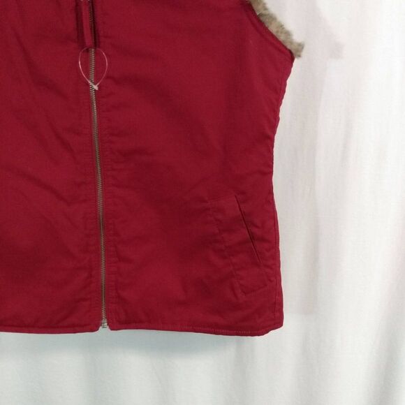Gap Reversible Faux Fur Vest, size M - Picture 5 of 9